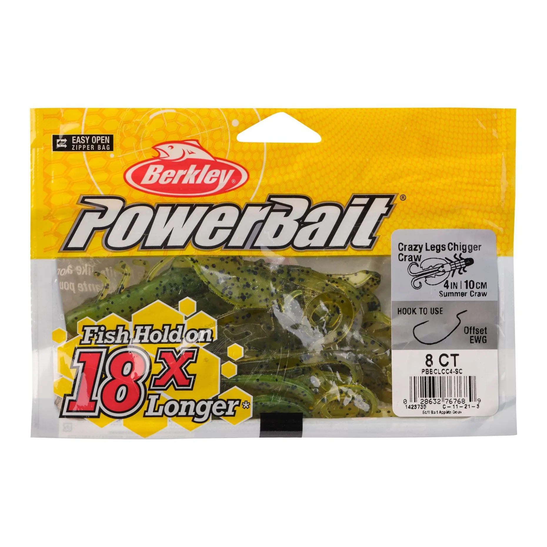 Berkley PowerBait® Crazy Legs Chigger Craw