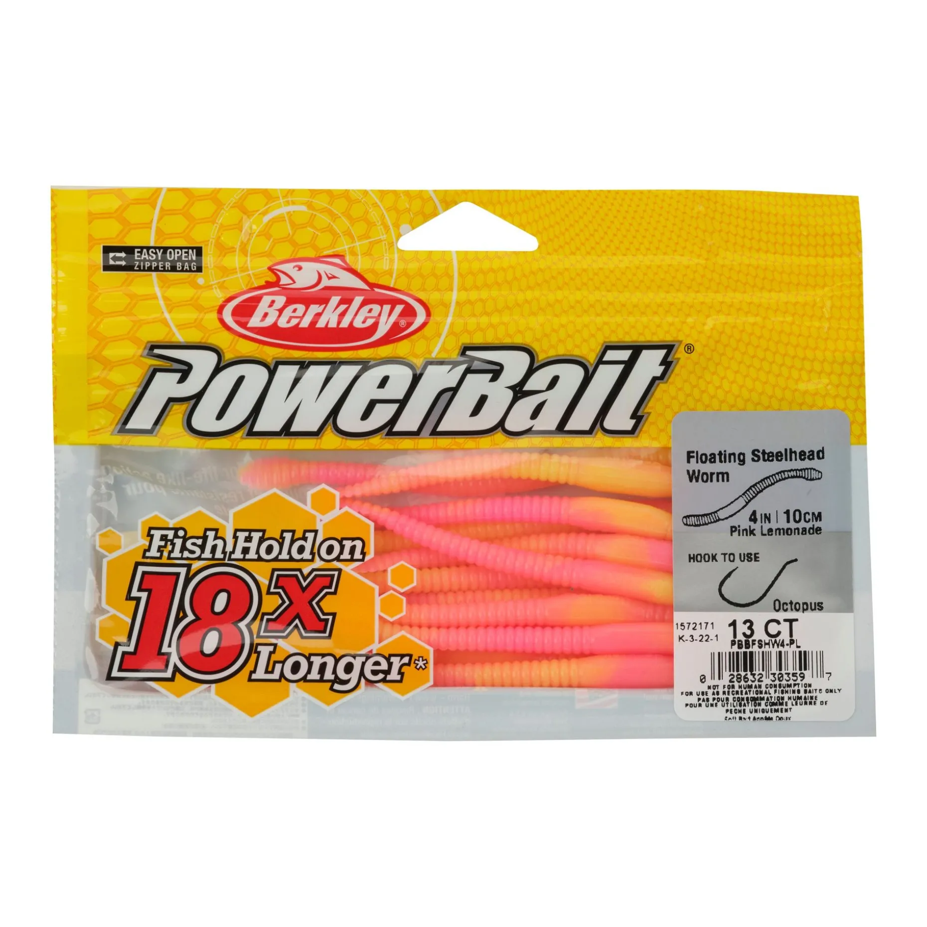 Berkley PowerBait® Floating Steelhead Worm