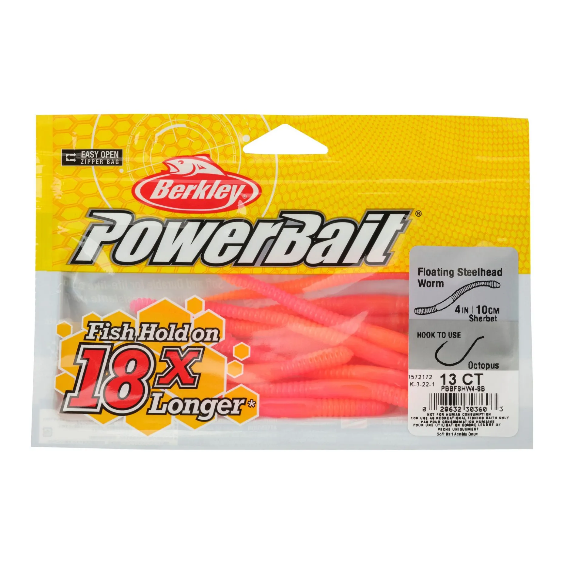 Berkley PowerBait® Floating Steelhead Worm