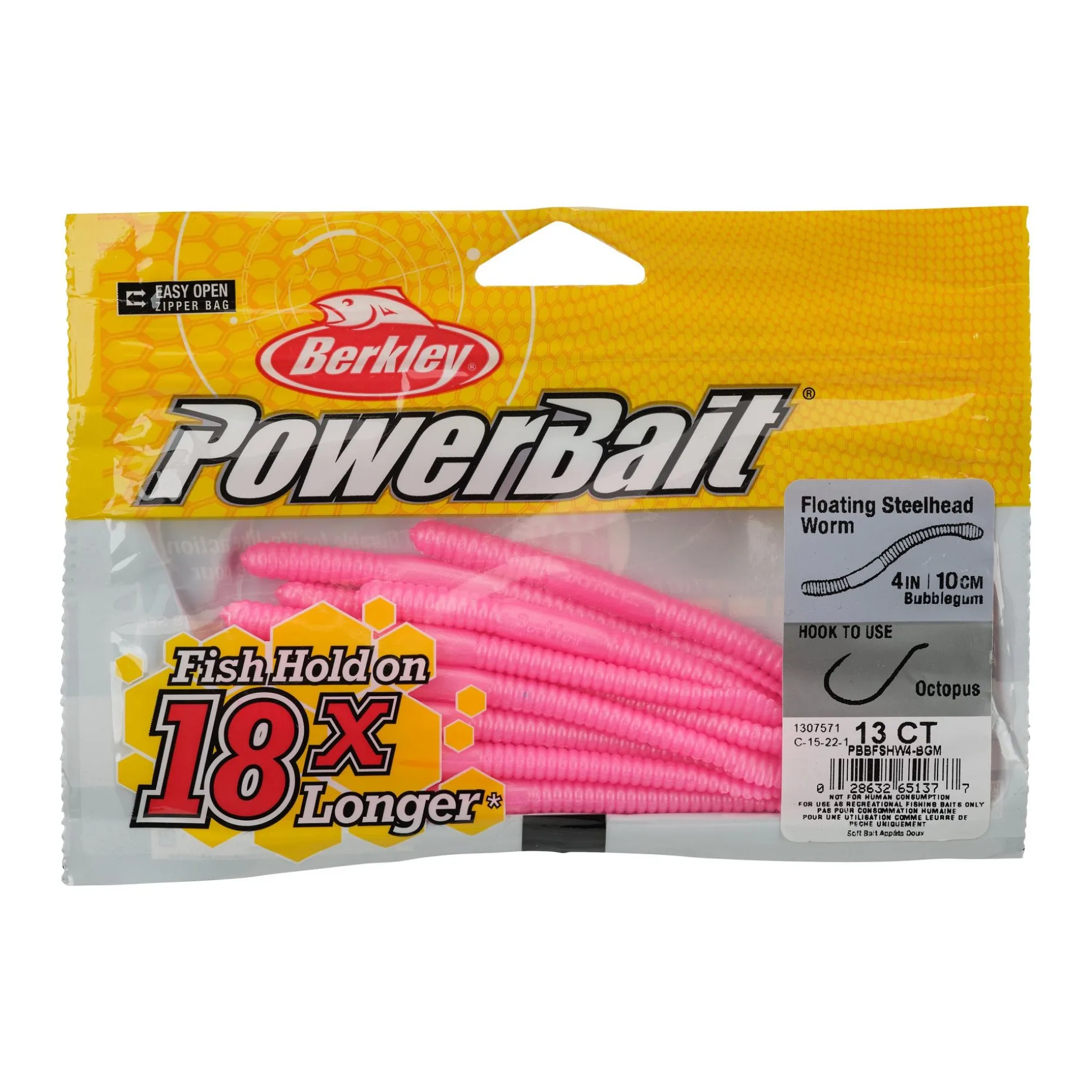 Berkley PowerBait® Floating Steelhead Worm