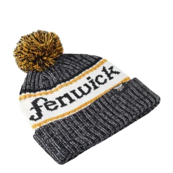 Fenwick Classic Rib Knit Beanie with Pom-Pom