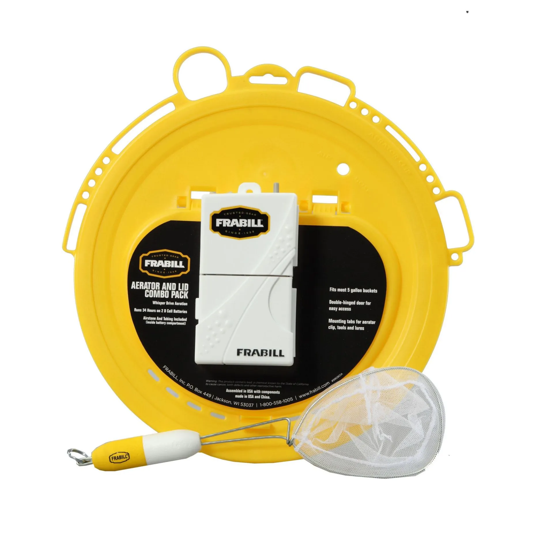 Frabill Aerator Lid Combo Pack