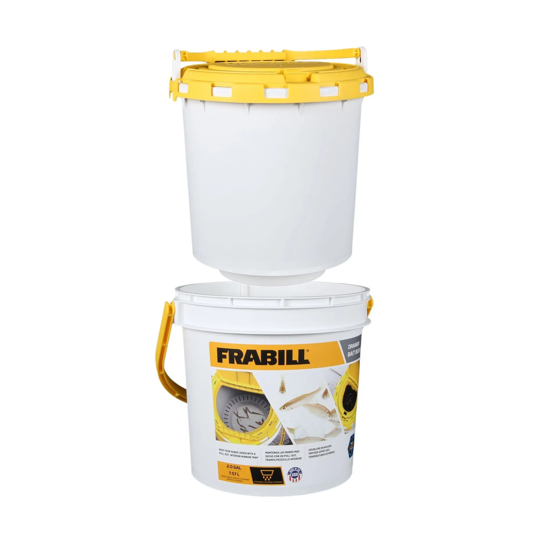 Frabill Drainer Bait Bucket