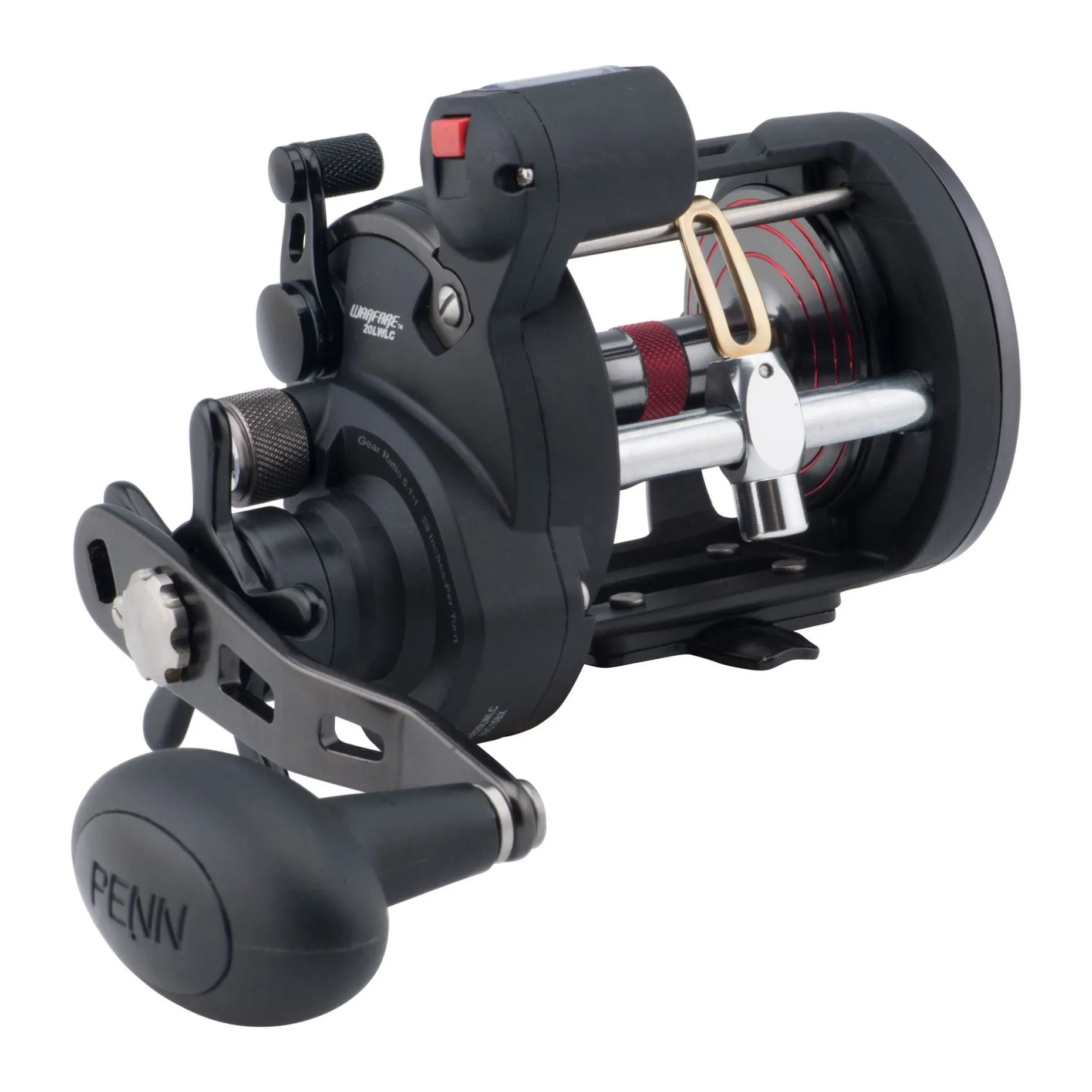 PENN Warfare™ Star Drag Level Wind Conventional Reel with Line Counter