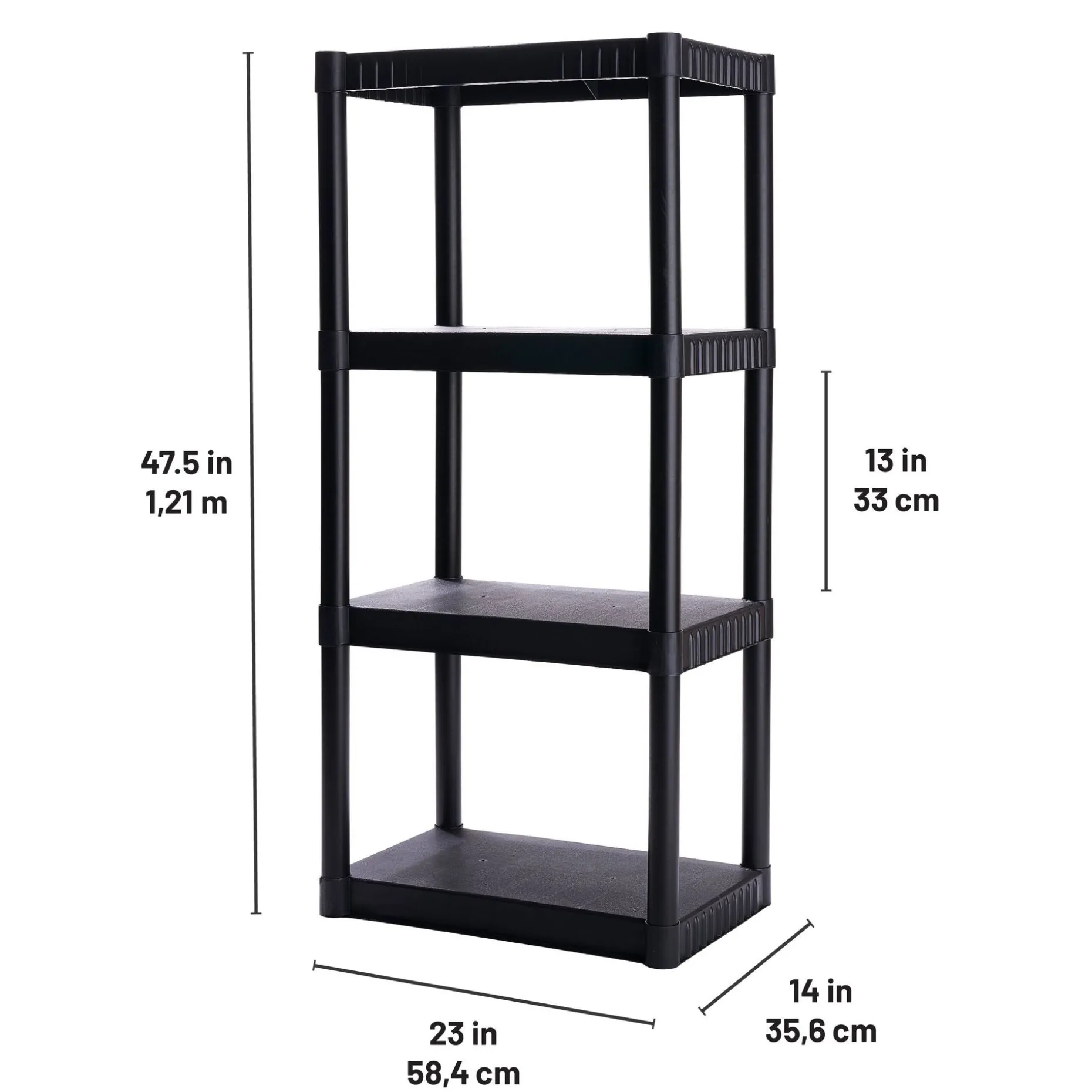 Plano 4-Shelf Standard Duty Storage Unit