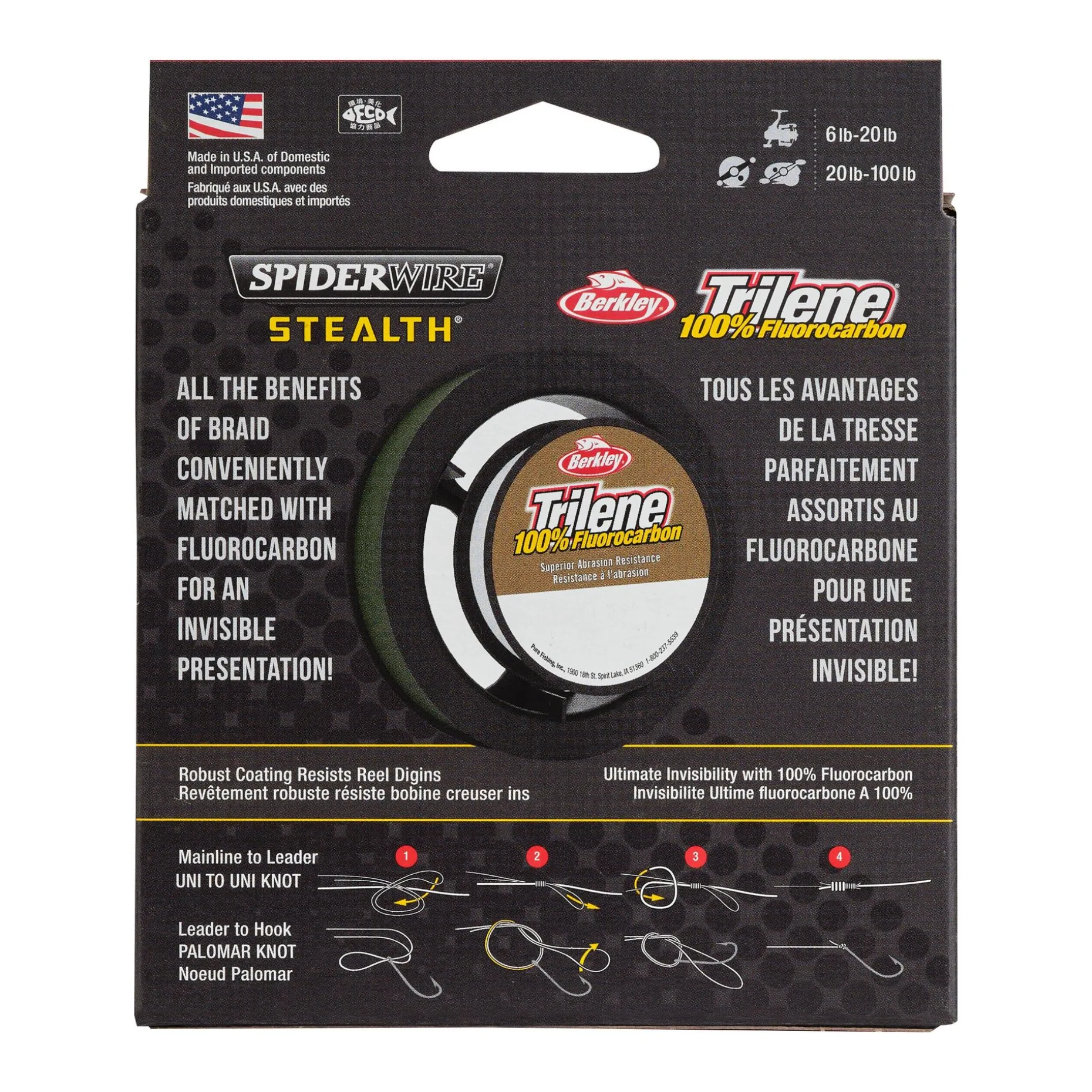 SpiderWire Stealth® Trilene® 100% Fluorocarbon Dual